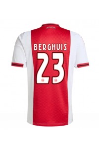Ajax Steven Berghuis #23 Jalkapallovaatteet Kotipaita 2025-26 Lyhythihainen